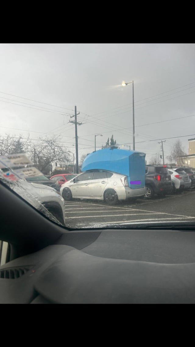 The most Seattle car I’ve ever seen.