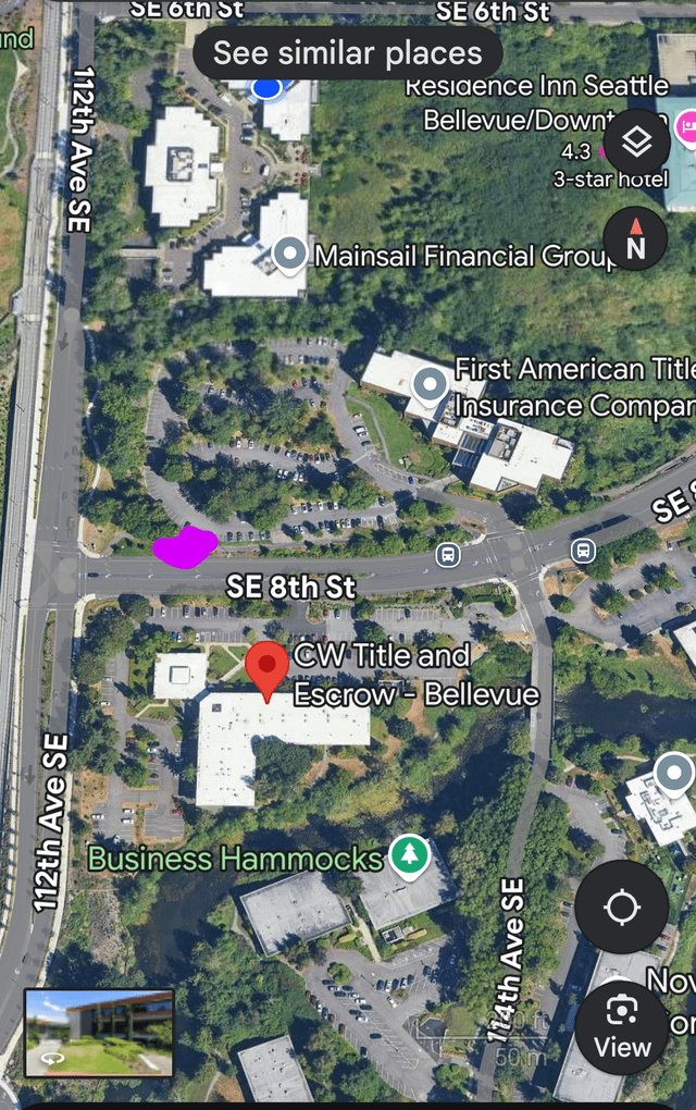 Dead duck by business park on S.E. 8th