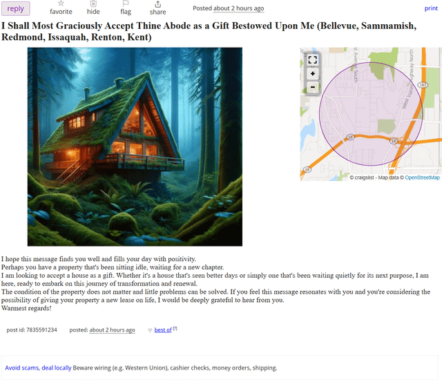 Found while doom scrolling craigslist