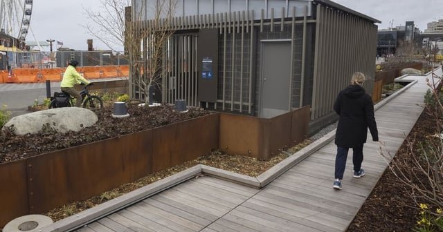 Seattle gets waterfront restroom as problems persist citywide