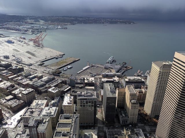 Something evil was lurking in the distance (dark, fuzzy clouds).