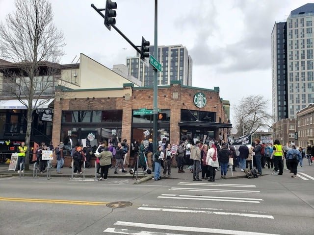 One year later, a union contract for Starbucks baristas is still brewing