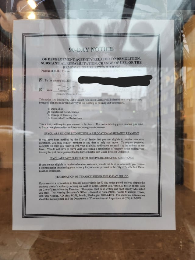 Notice on building