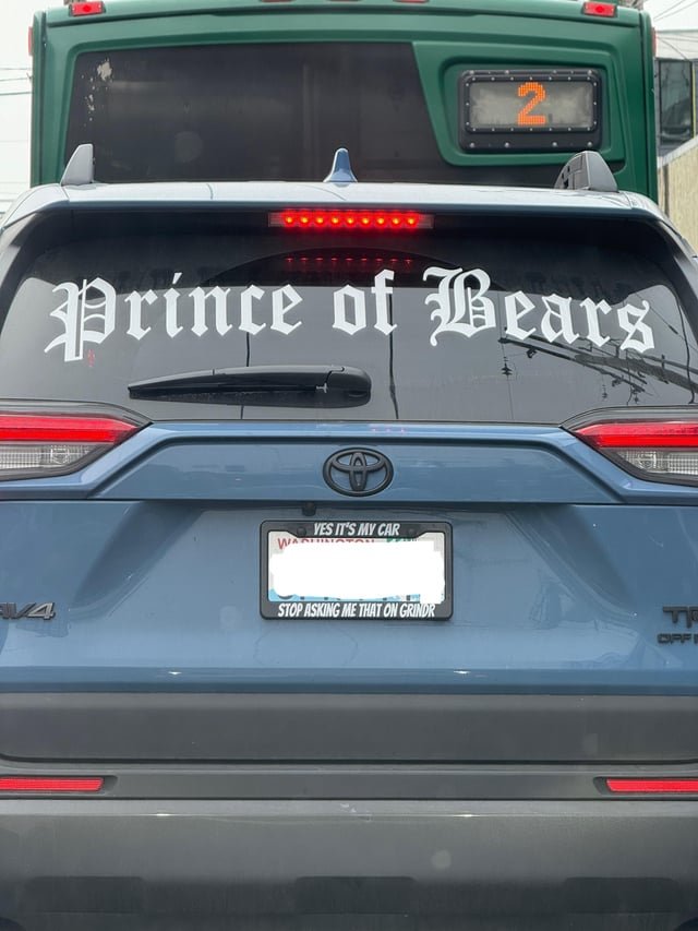 Seen this car cruising around. What does it mean?