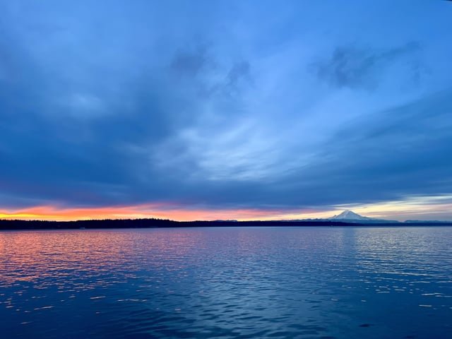 Seattle showing off this morning