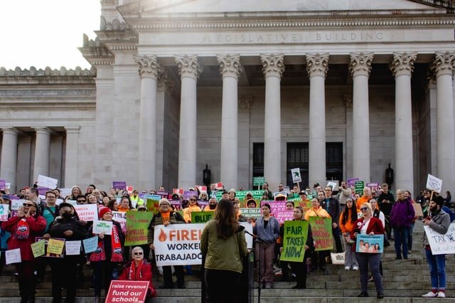 State workers blast Ferguson’s furlough plan, calling it a betrayal