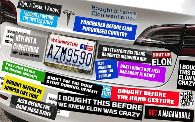 Tesla litmus test: WA license plate numbers