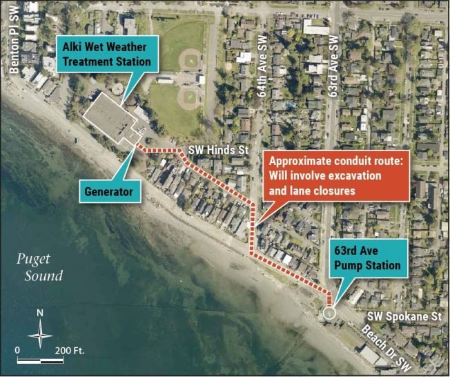 GOT QUESTIONS? ‘Informational meet and greet’ announced for Alki Point pump station generator project