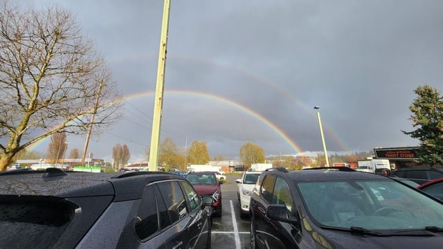 Double rainbow!