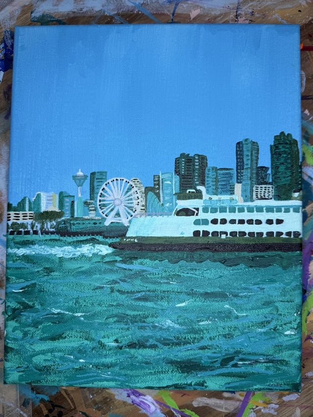 View from the Water Taxi (OC)