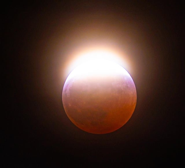 Last night’s total lunar eclipse from Shoreline