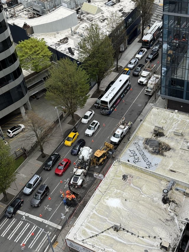 Traffic alert: Howell St between Boren and Minor Ave