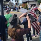 Protest march in Edmonds now