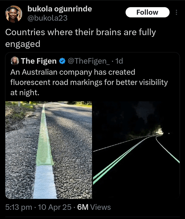 I’ve lived here for eight years and don’t understand why our roads are so hard to see at night