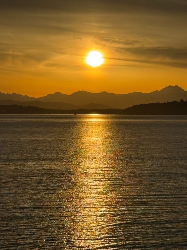 WEST SEATTLE SUNSET: Three Friday views