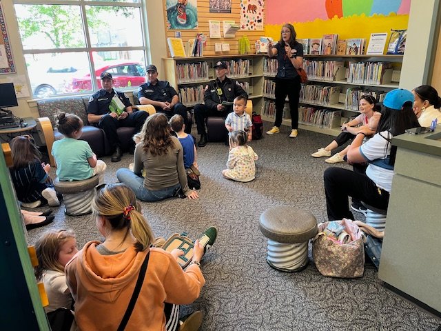 WEST SEATTLE SCENE: Firefighters visit Delridge Library for Story Time
