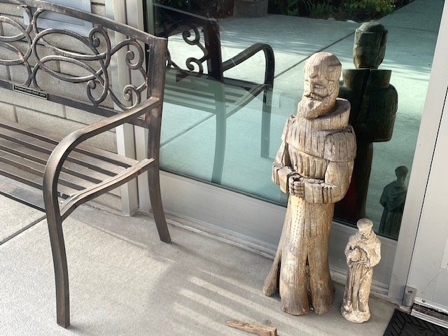 Checking for local tributes to Pope Francis