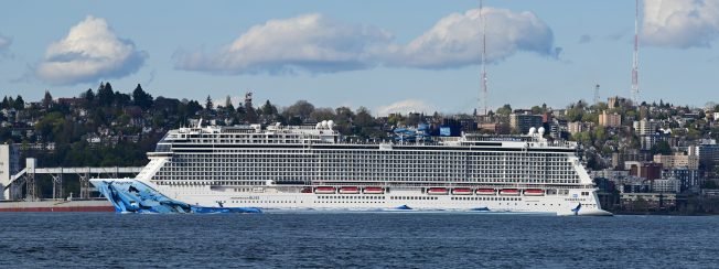 SEEN AT SEA: First cruise ship of the season