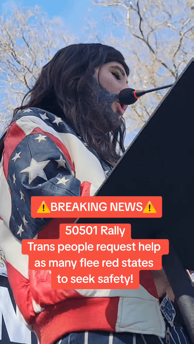 Trams perspective from the rally yesterday