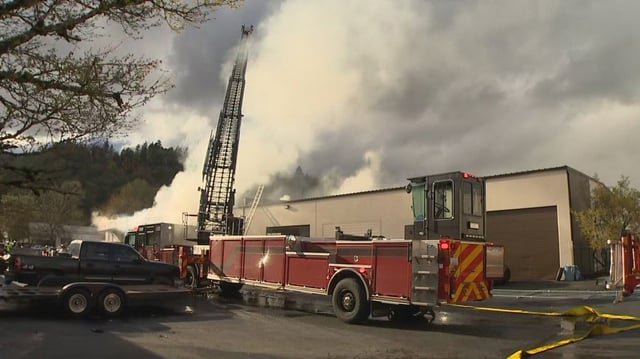 Police: Flash-bang appears to have started fire that destroyed popular event space