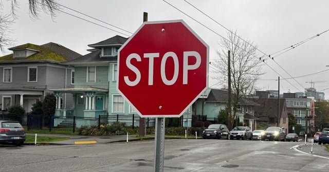 ‘Vigilante’ stop signs in Seattle’s Capitol Hill attract city’s attention