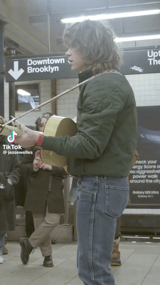 Jesse Welles at Pike Place today