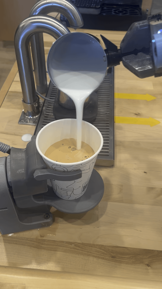 robot barista near pike place market not so accurate