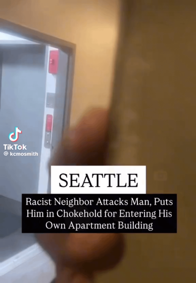 SEATTLE: Racist Neighbor Attacks Man, Puts Him in Chokehold for Entering His Own Apartment Building