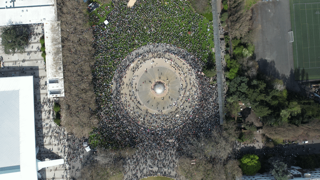 An aerial video from yesterday’s rally.
