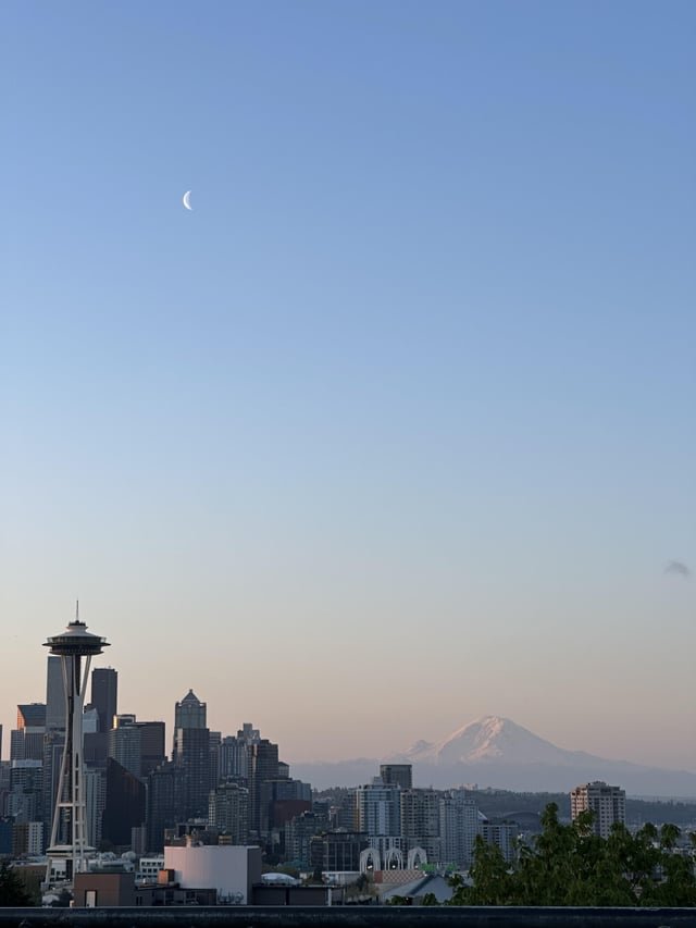 From this morning at Kerry Park