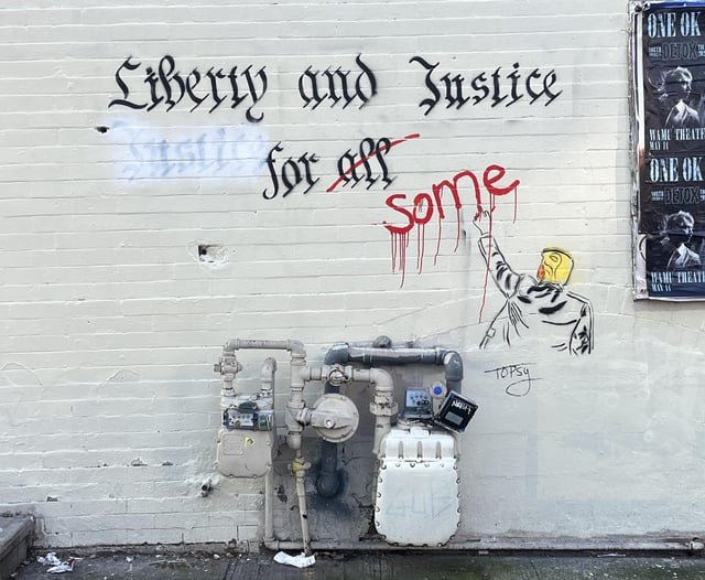 Definitely prefer this to stupid graffiti tags (cap hill)