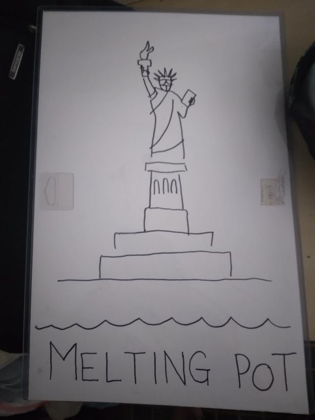 My sign today, I’m pretty proud.