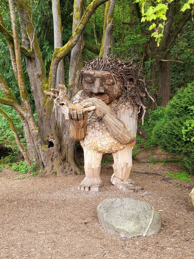 Someone was celebrating 420 at Lincoln Park in West Seattle