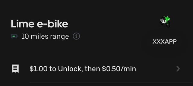 Like bikes/scooters are now $0.50/min in Seattle