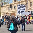 A few pics from today’s Rally for Democracy in West Seattle.