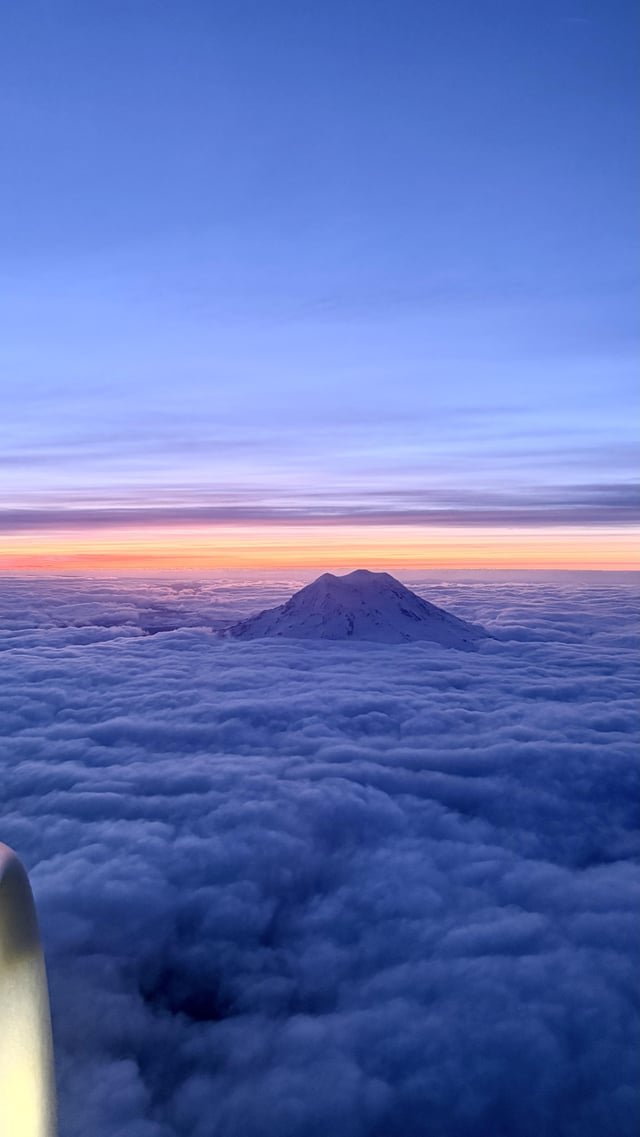 Mt. Rainier from my flight last week to phoenix!