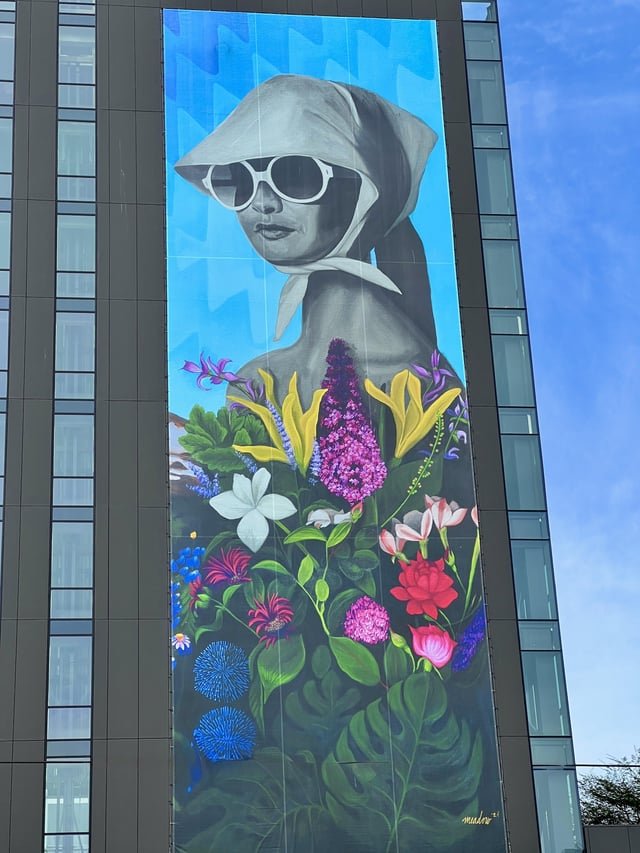 This city is full of beautiful murals and street art 😍