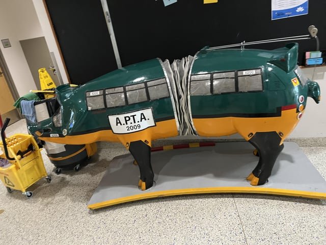 I want you to enjoy our metro articulated trolly pig