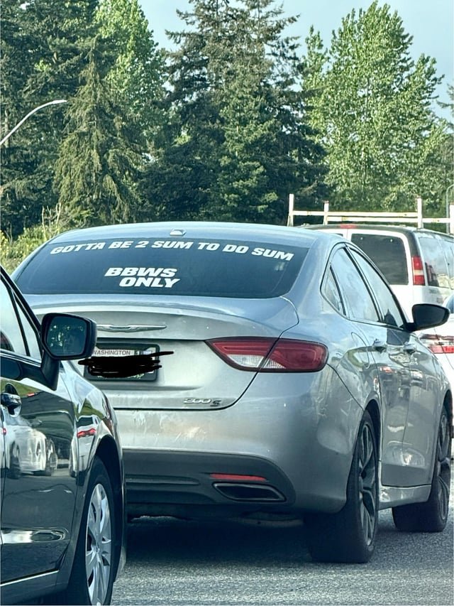 Seen on I-5 South