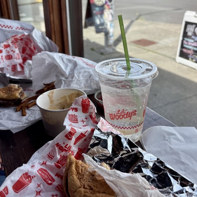 FREE BURGER DAY at Lil’ Woodys