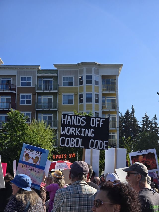 Which one of you nerds made this sign?