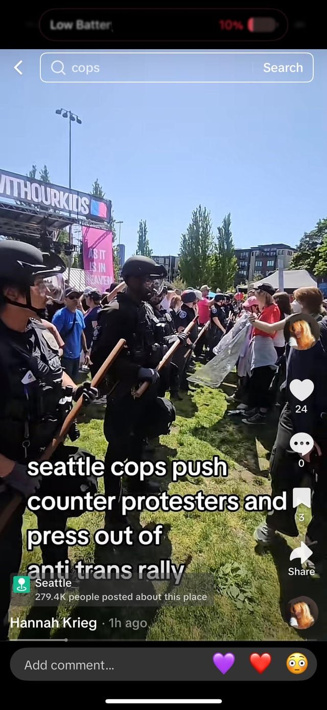 Anti-Trans Rally on TikTok
