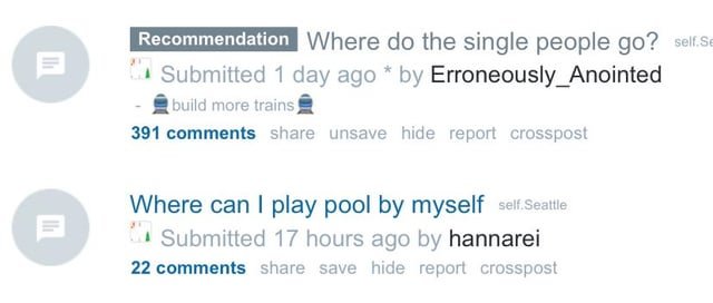 The duality of r/Seattle