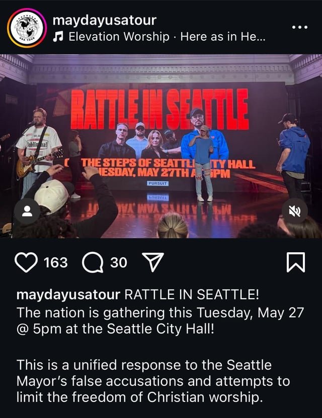 Christo-Fascists are obsessed with Seattle (screenshot)