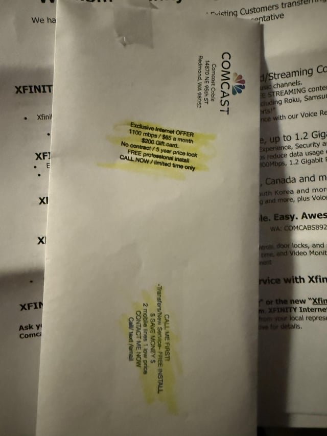 Comcast local representative?