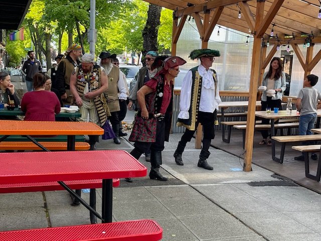 This year’s first West Seattle sighting of Seafair Pirates