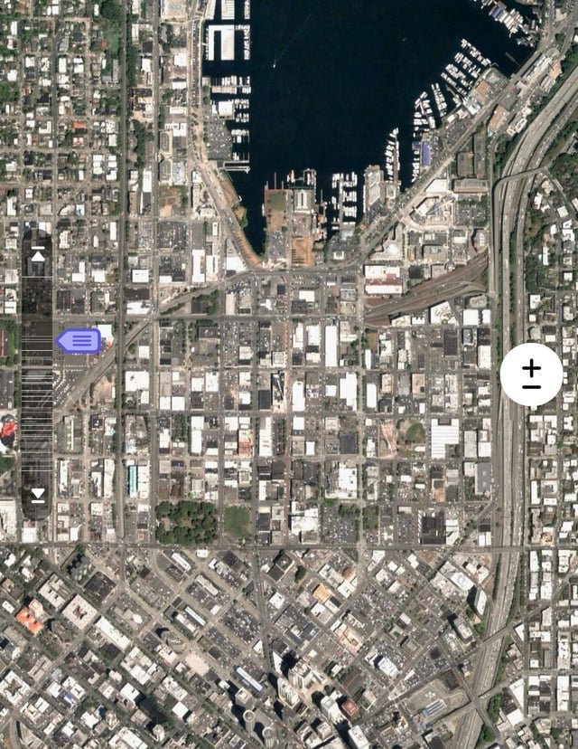 Satellite view of 2005 vs 2025