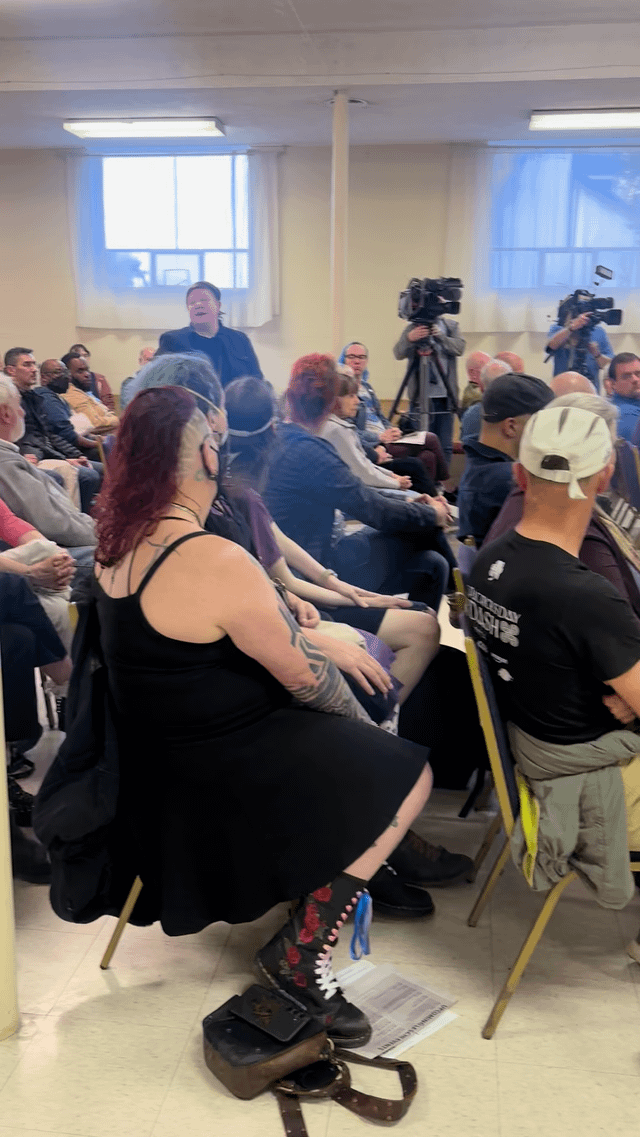 At tonight’s community meeting, Police Chief Shon Barnes answers questions about why trans woman was trespassed for sunbathing nude at Denny Blaine Park