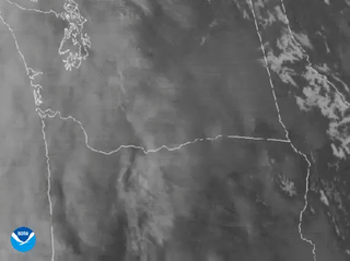 Mount St. Helen’s eruption from space