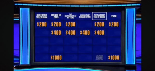 Jeopardy tonight puts an end to Pikes Place